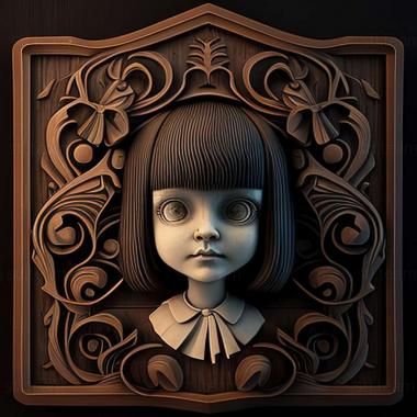 3D model Fran Bow game (STL)